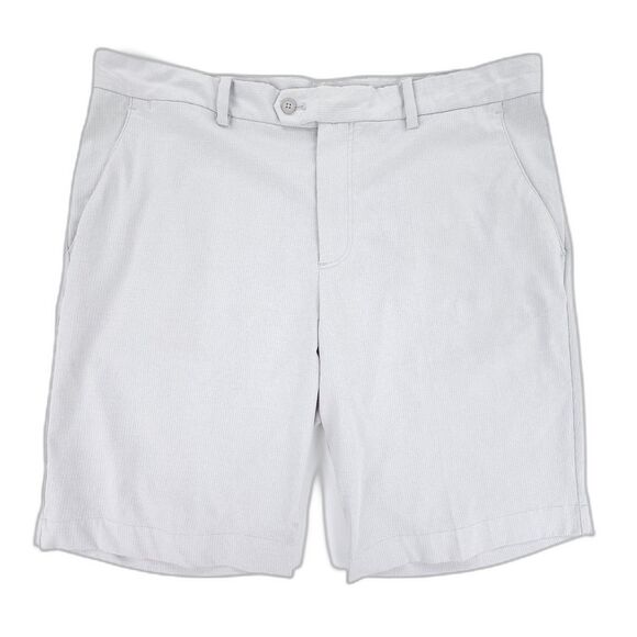 J. Lindeberg Vent Golf Shorts Old Money Preppy Sporty Tailored Knit Casual Gray - Picture 1 of 8